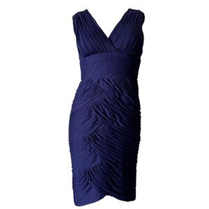 Adrianna Papell Dress Purple Bandage Bodycon